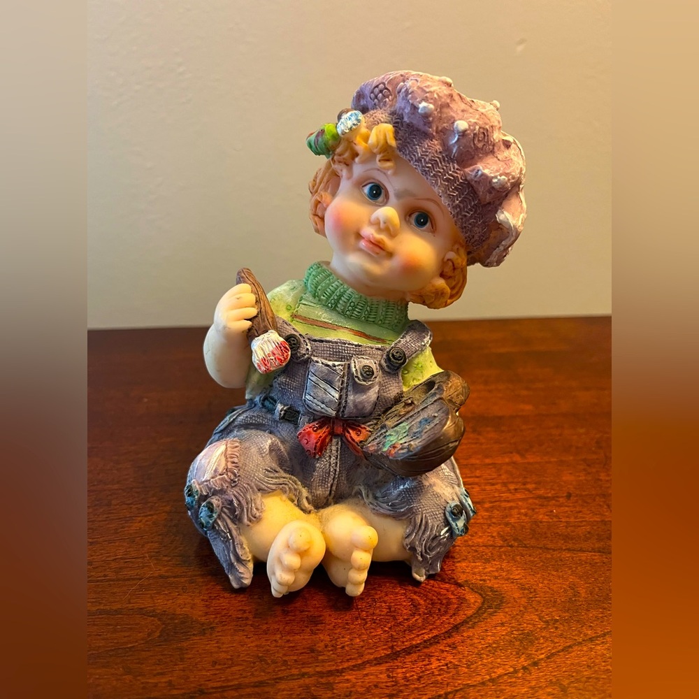 Career Figurine 5.5" Vintage Resin Children Rare Find